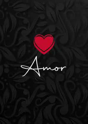 Amor 06, arte QPV-012 para quadro em PVC